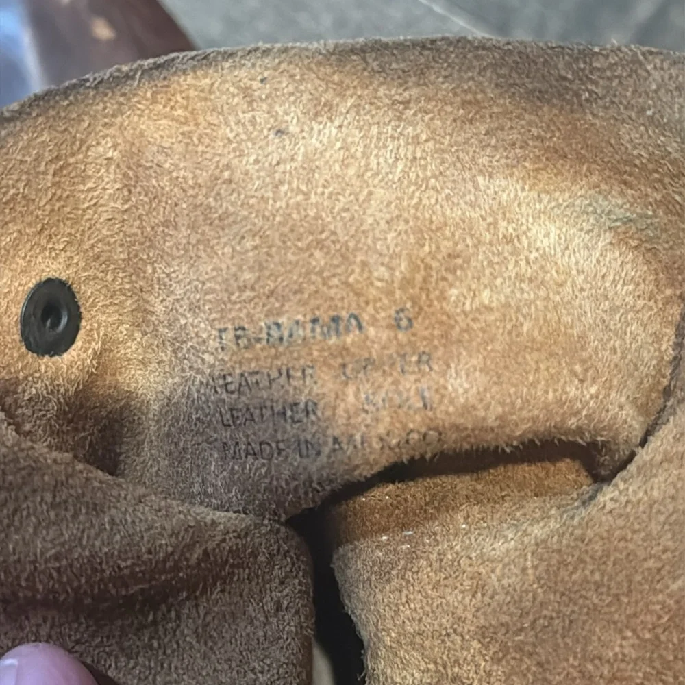 Vintage Brown Leather Boots - Picture 12 of 12